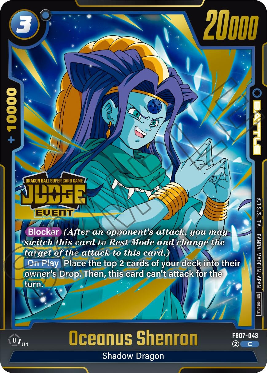 Image for Oceanus Shenron (Judge Pack (Event Judge) 05) (FB07-043) (Tournament and Championship Promos) (DBSFW_TPR) - Dragon Ball Super: Fusion World