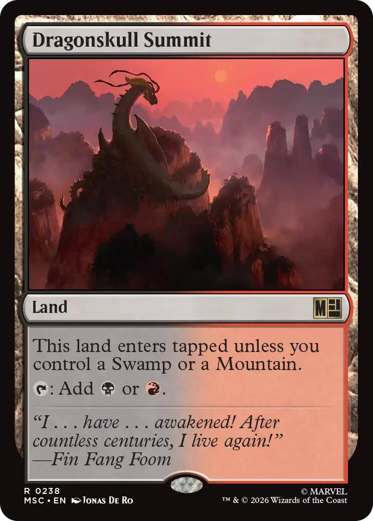 Image for Dragonskull Summit (238) (Commander: Marvel Super Heroes) - Magic: The Gathering