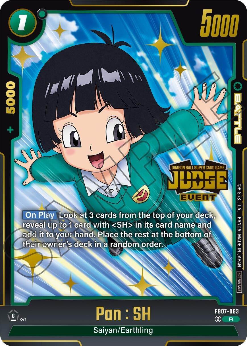 Image for Pan : SH (Judge Pack (Event Judge) 05) (FB07-063) (Tournament and Championship Promos) (DBSFW_TPR) - Dragon Ball Super: Fusion World
