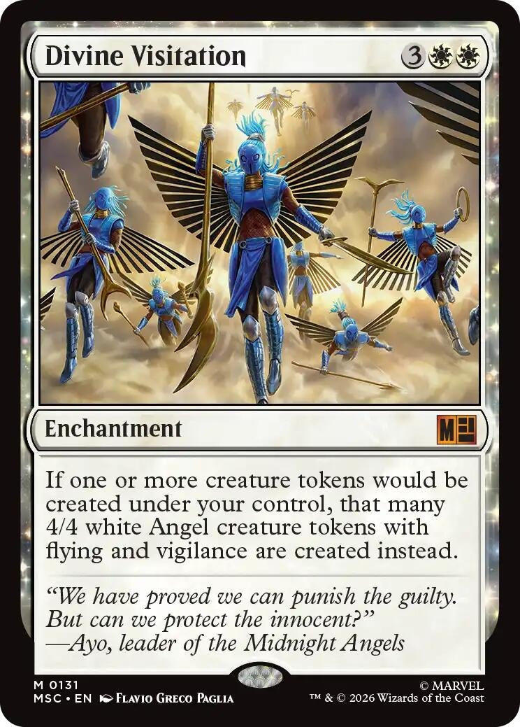 Image for Divine Visitation (131) (Commander: Marvel Super Heroes) - Magic: The Gathering
