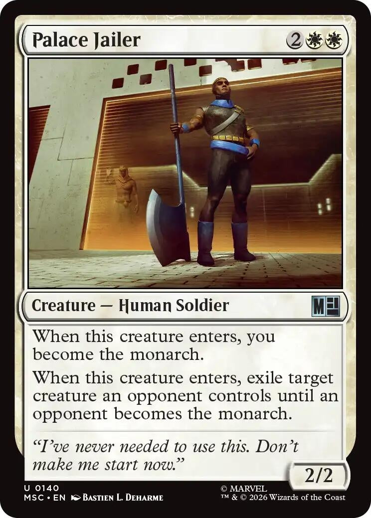 Image for Palace Jailer (140) (Commander: Marvel Super Heroes) - Magic: The Gathering