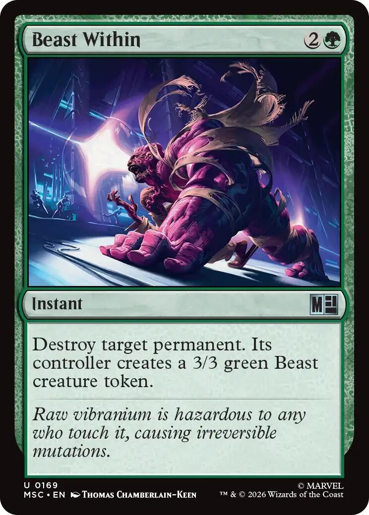 Image for Beast Within (169) (Commander: Marvel Super Heroes) - Magic: The Gathering