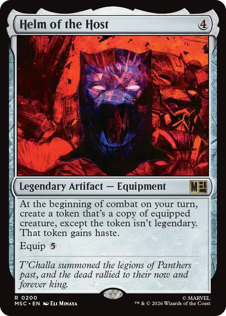Image for Helm of the Host (200) (Commander: Marvel Super Heroes) - Magic: The Gathering