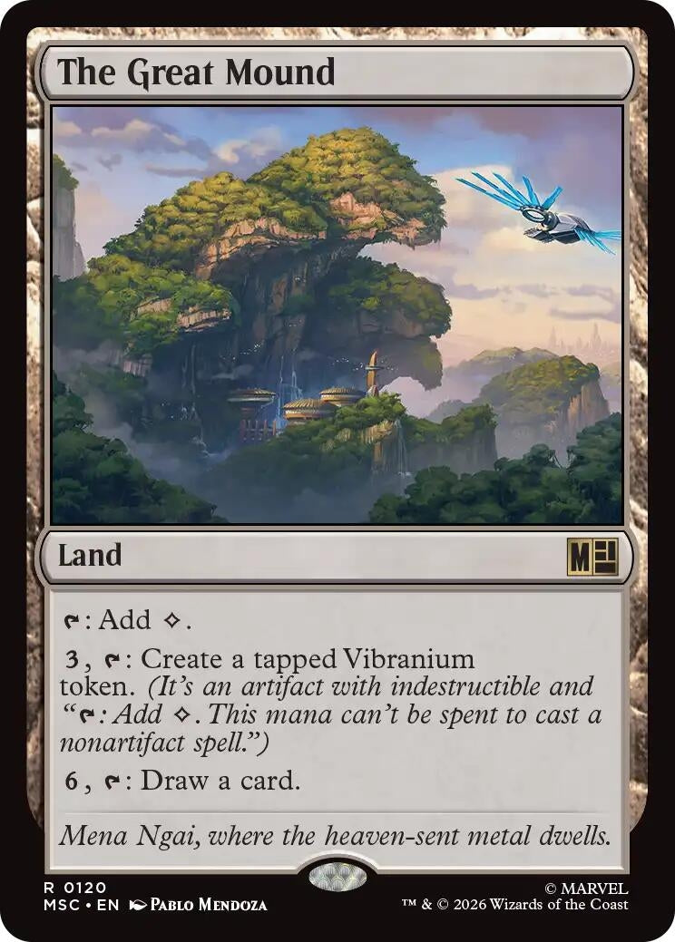 Image for The Great Mound (Surge Foil) (120) (Commander: Marvel Super Heroes) - Magic: The Gathering
