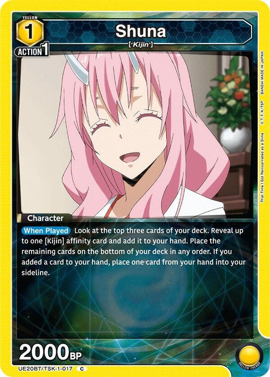 Image for Shuna (017) (UE20BT/TSK-1-017) (UE20BT: That Time I Got Reincarnated as a Slime) - Union Arena