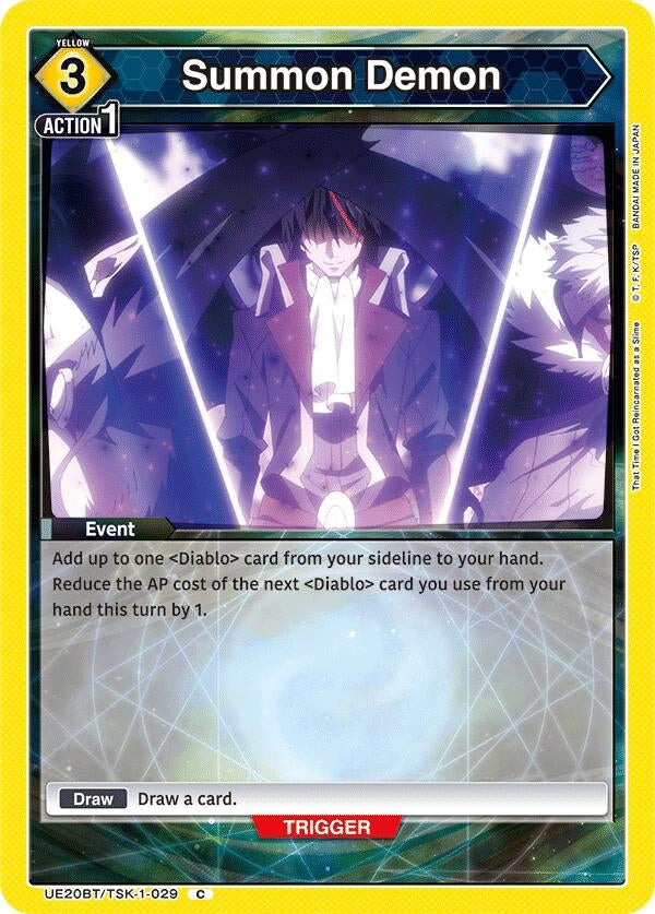 Image for Summon Demon (UE20BT/TSK-1-029) (UE20BT: That Time I Got Reincarnated as a Slime) - Union Arena