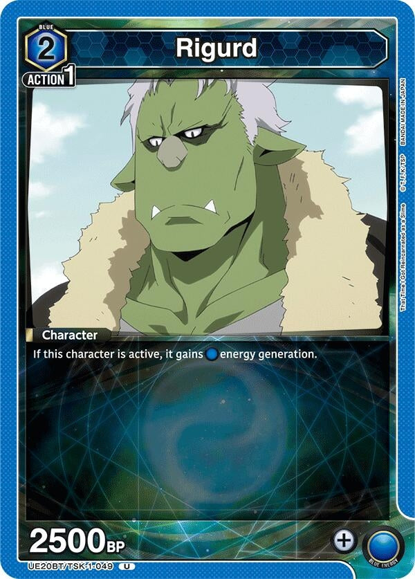 Image for Rigurd (UE20BT/TSK-1-049) (UE20BT: That Time I Got Reincarnated as a Slime) - Union Arena