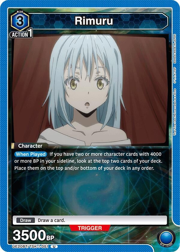 Image for Rimuru (051) (UE20BT/TSK-1-051) (UE20BT: That Time I Got Reincarnated as a Slime) - Union Arena