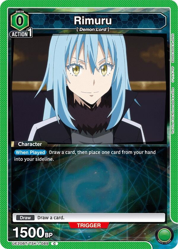 Image for Rimuru (089) (UE20BT/TSK-1-089) (UE20BT: That Time I Got Reincarnated as a Slime) - Union Arena
