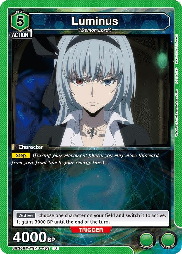 Image for Luminus (093) (UE20BT/TSK-1-093) (UE20BT: That Time I Got Reincarnated as a Slime) - Union Arena
