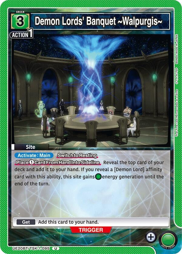 Image for Demon Lords' Banquet ~Walpurgis~ (UE20BT/TSK-1-095) (UE20BT: That Time I Got Reincarnated as a Slime) - Union Arena
