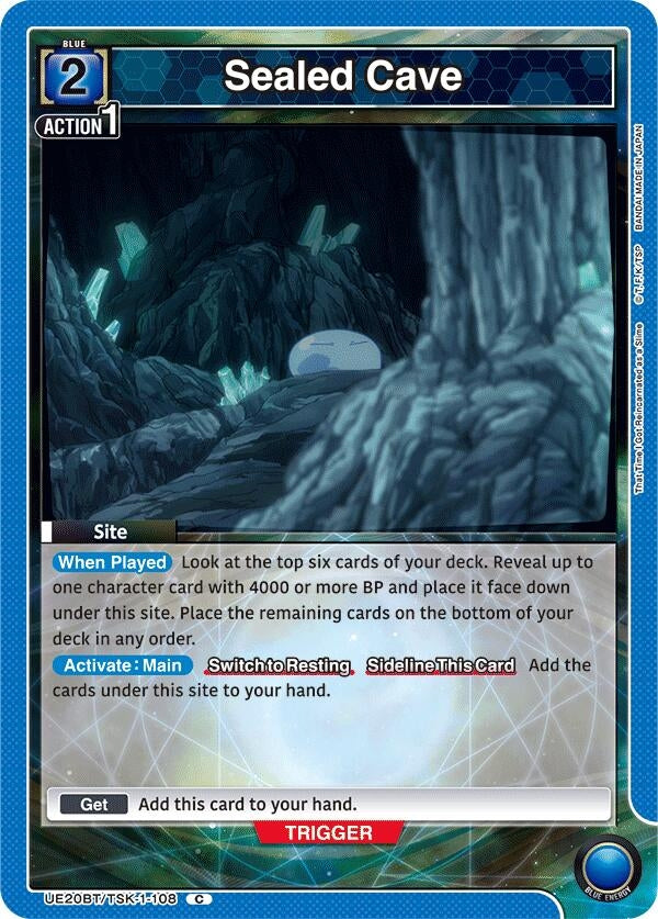 Image for Sealed Cave (UE20BT/TSK-1-108) (UE20BT: That Time I Got Reincarnated as a Slime) - Union Arena
