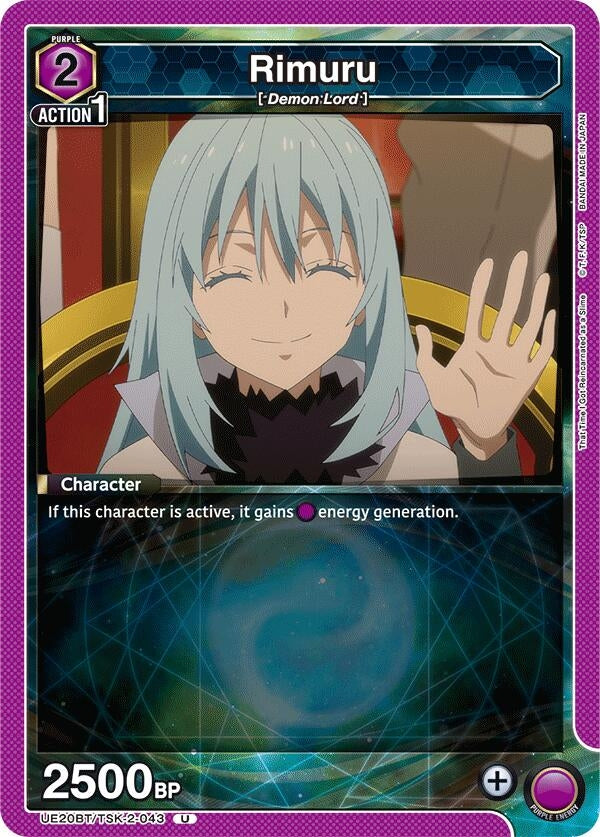 Image for Rimuru (043) (UE20BT/TSK-2-043) (UE20BT: That Time I Got Reincarnated as a Slime) - Union Arena