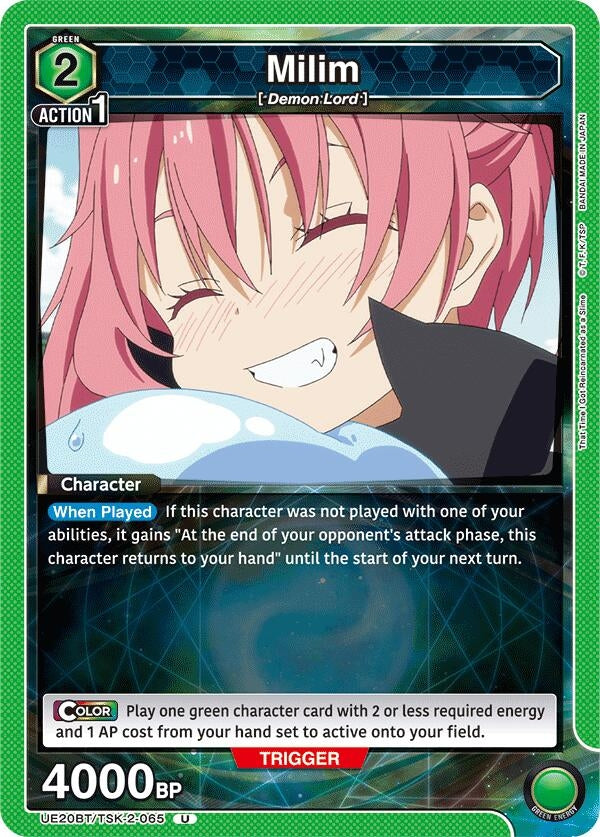 Image for Milim (065) (UE20BT/TSK-2-065) (UE20BT: That Time I Got Reincarnated as a Slime) - Union Arena