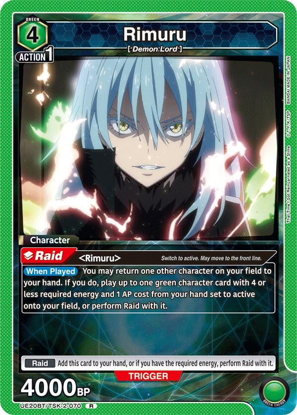 Image for Rimuru (070) (UE20BT/TSK-2-070) (UE20BT: That Time I Got Reincarnated as a Slime) - Union Arena