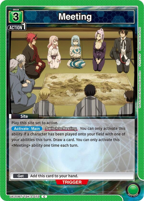 Image for Meeting (UE20BT/TSK-2-072) (UE20BT: That Time I Got Reincarnated as a Slime) - Union Arena