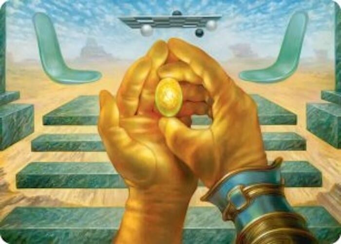 Image for The Mind Stone Art Card (3) (Art Series: Marvel Super Heroes) - Magic: The Gathering