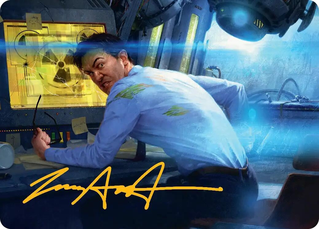 Image for Bruce Banner Art Card (Gold-Stamped Signature) (4) (Art Series: Marvel Super Heroes) - Magic: The Gathering