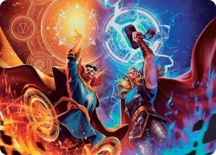 Image for We Say Thee Nay! Art Card (7) (Art Series: Marvel Super Heroes) - Magic: The Gathering