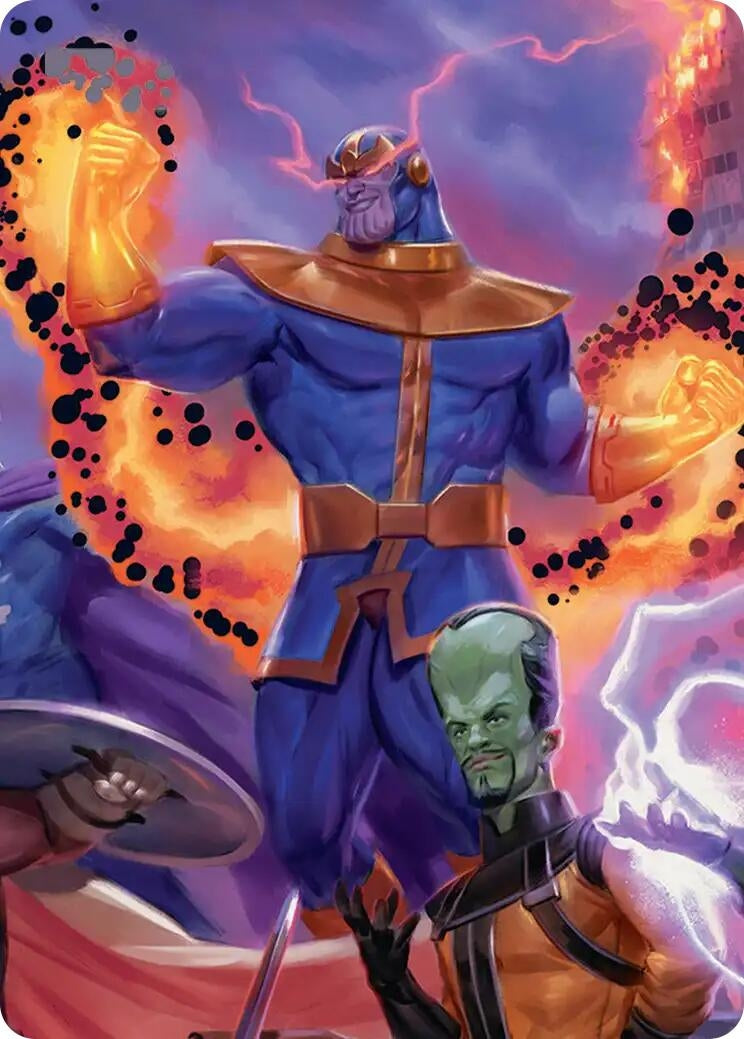 Image for Thanos, Death's Consort Art Card (8) (Art Series: Marvel Super Heroes) - Magic: The Gathering
