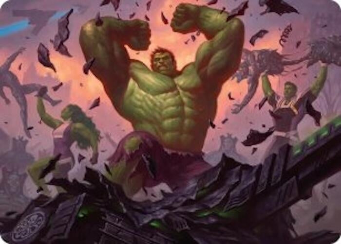 Image for HULK SMASH! Art Card (10) (Art Series: Marvel Super Heroes) - Magic: The Gathering