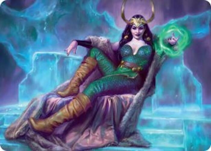 Image for Lady Loki, Agent of Chaos Art Card (33) (Art Series: Marvel Super Heroes) - Magic: The Gathering