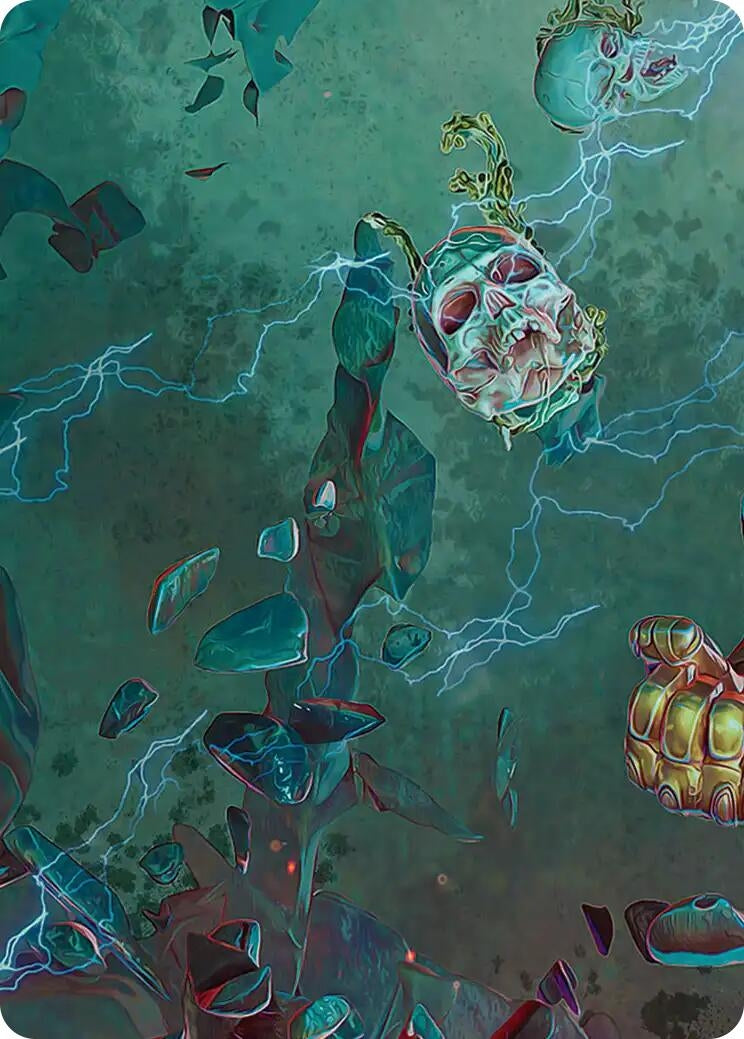 Image for Thanos, the Mad Titan Art Card (4/9) (4) (Art Series: Marvel Super Heroes) - Magic: The Gathering