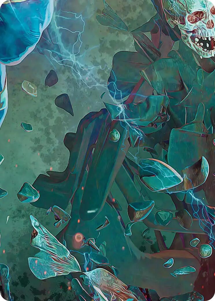 Image for Thanos, the Mad Titan Art Card (6/9) (6) (Art Series: Marvel Super Heroes) - Magic: The Gathering