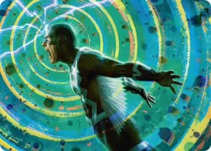 Image for Black Bolt, Inhuman King Art Card (35) (Art Series: Marvel Super Heroes) - Magic: The Gathering