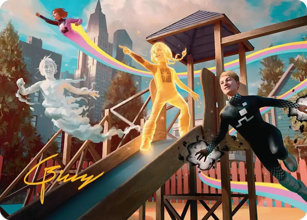 Image for Power Pack Art Card (Gold-Stamped Signature) (37) (Art Series: Marvel Super Heroes) - Magic: The Gathering
