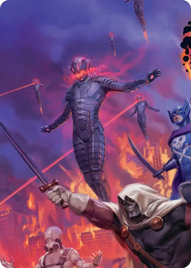 Image for Ultron, Machine Overlord Art Card (7) (Art Series: Marvel Super Heroes) - Magic: The Gathering