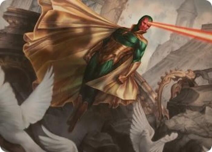 Image for The Vision Art Card (15) (Art Series: Marvel Super Heroes) - Magic: The Gathering