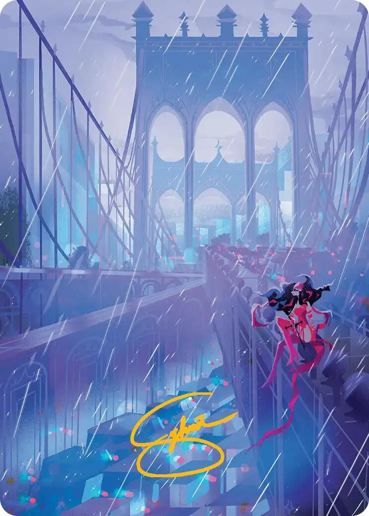 Image for Swamp Art Card (Gold-Stamped Signature) (16) (Art Series: Marvel Super Heroes) - Magic: The Gathering