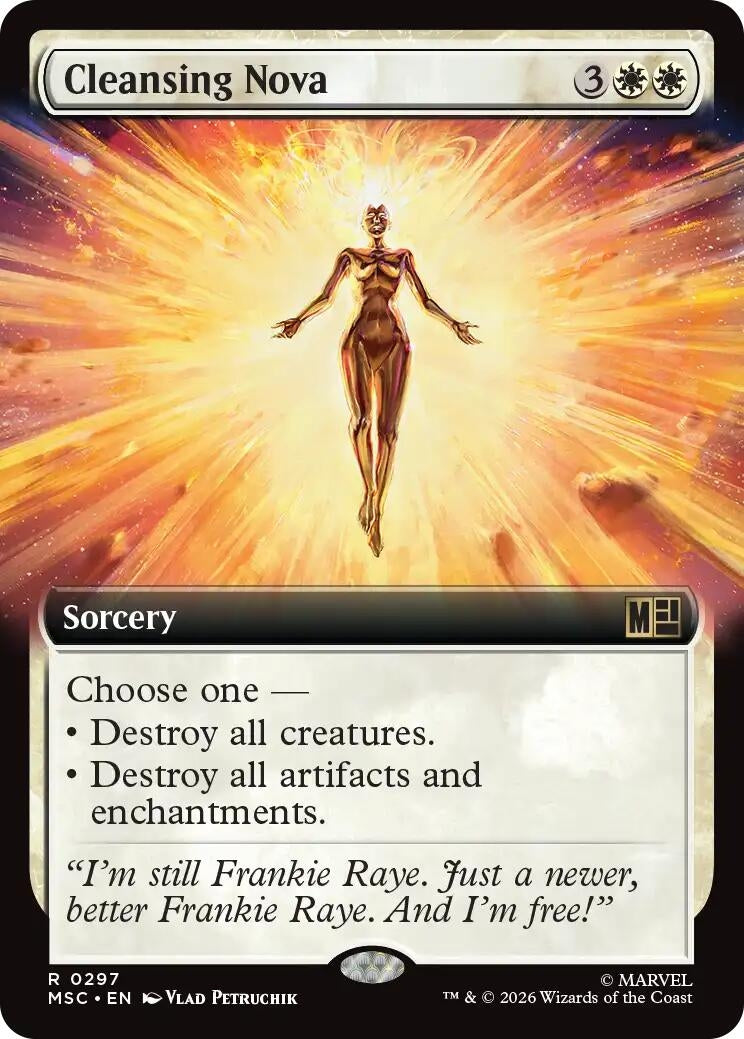 Image for Cleansing Nova (Extended Art) (297) (Commander: Marvel Super Heroes) - Magic: The Gathering