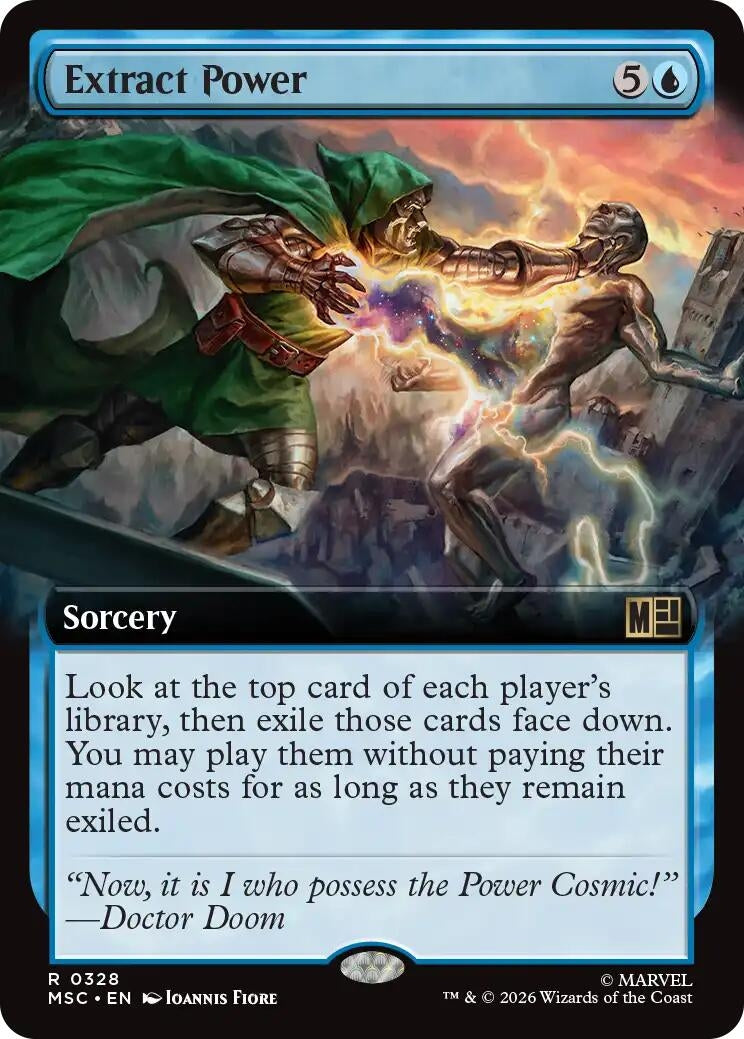 Image for Extract Power (Extended Art) (328) (Commander: Marvel Super Heroes) (MSC) - Magic: The Gathering