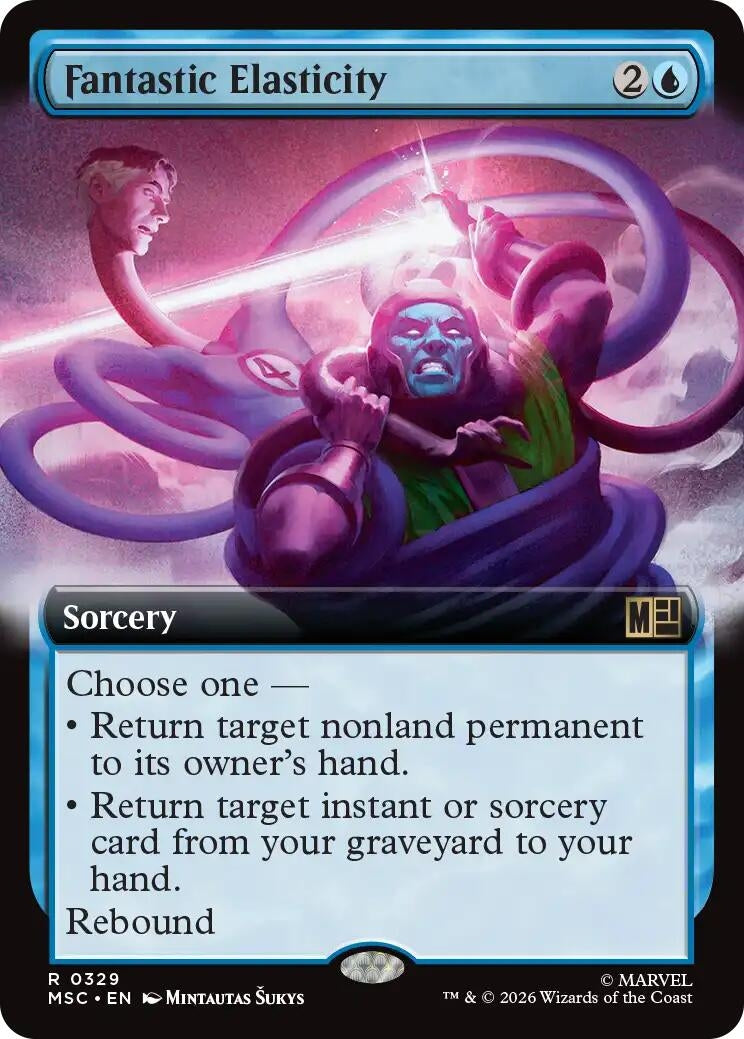Image for Fantastic Elasticity (Extended Art) (329) (Commander: Marvel Super Heroes) (MSC) - Magic: The Gathering