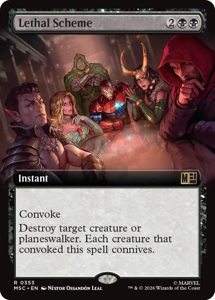 Image for Lethal Scheme (Extended Art) (353) (Commander: Marvel Super Heroes) (MSC) - Magic: The Gathering