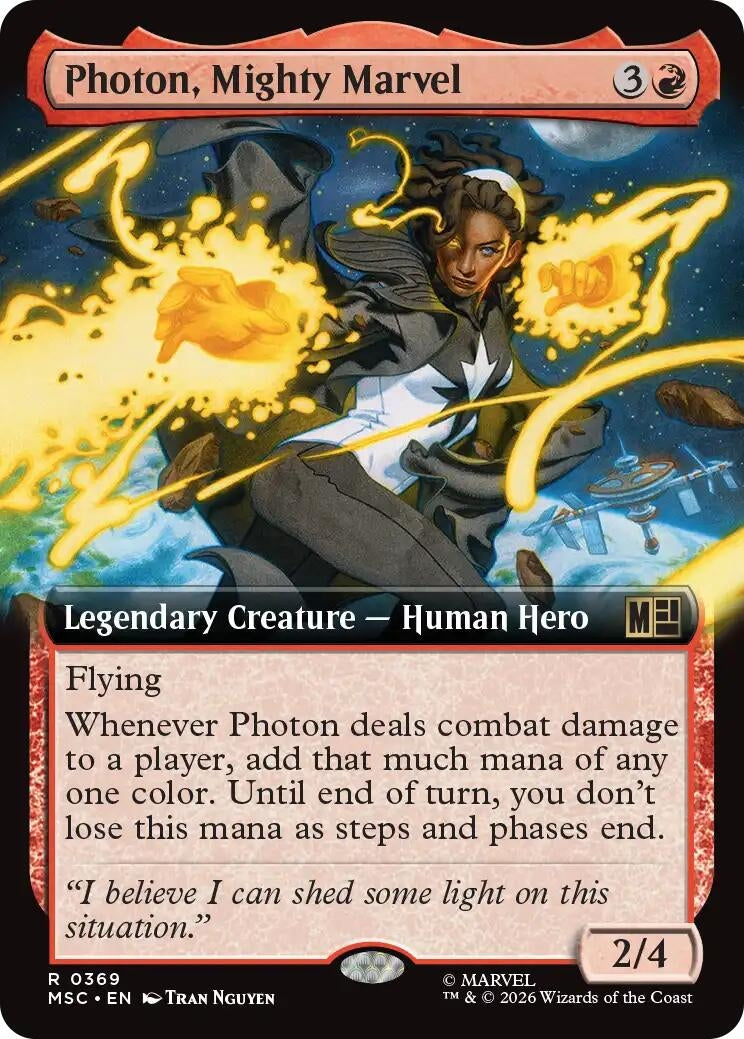Image for Photon, Mighty Marvel (Extended Art) (369) (Commander: Marvel Super Heroes) (MSC) - Magic: The Gathering