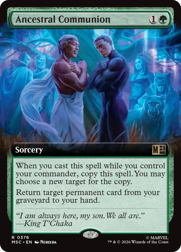 Image for Ancestral Communion (Extended Art) (376) (Commander: Marvel Super Heroes) (MSC) - Magic: The Gathering