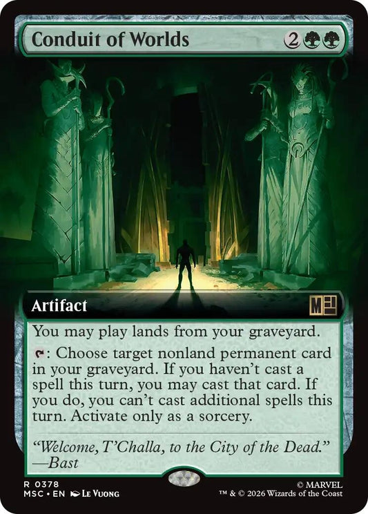 Image for Conduit of Worlds (Extended Art) (378) (Commander: Marvel Super Heroes) (MSC) - Magic: The Gathering