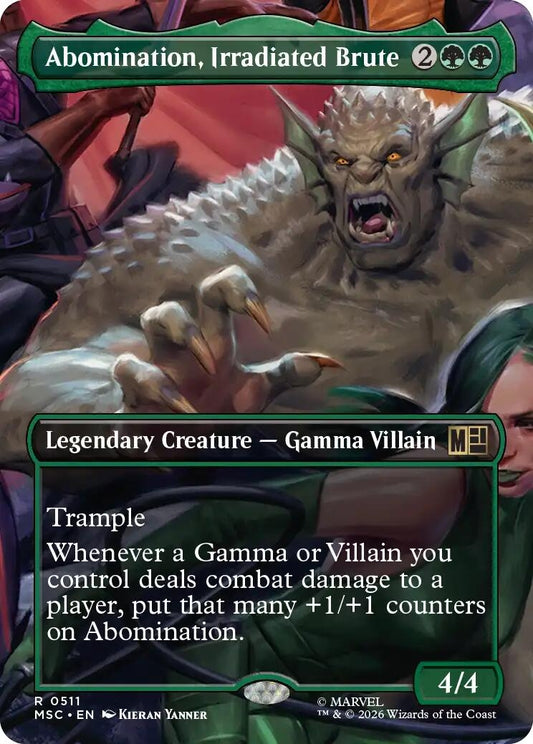 Image for Abomination, Irradiated Brute (Borderless) (511) (Commander: Marvel Super Heroes) (MSC) - Magic: The Gathering