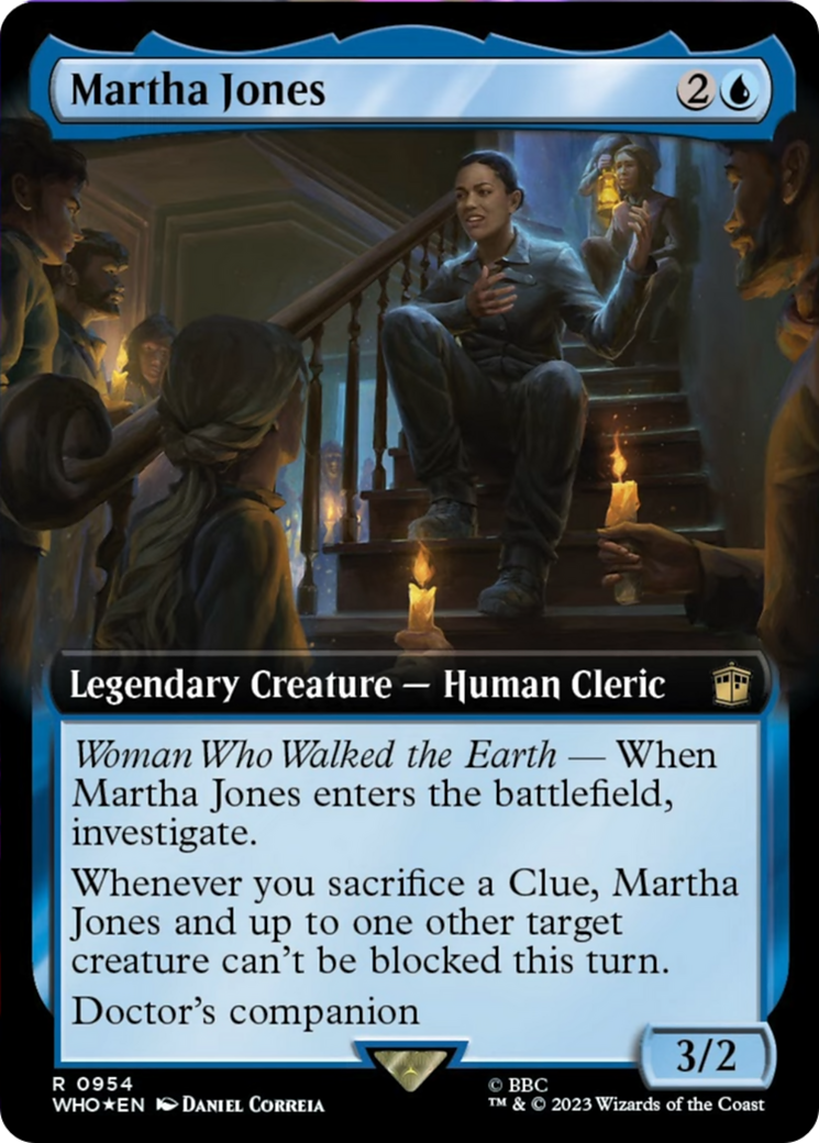 Martha Jones (Extended Art) (Surge Foil) [Doctor Who] | Red Riot Games CA