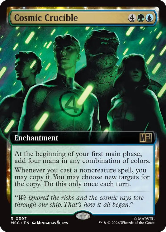 Image for Cosmic Crucible (Extended Art) (397) (Commander: Marvel Super Heroes) (MSC) - Magic: The Gathering