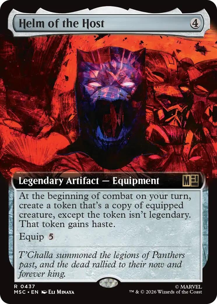 Image for Helm of the Host (Extended Art) (437) (Commander: Marvel Super Heroes) (MSC) - Magic: The Gathering