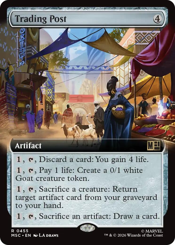 Image for Trading Post (Extended Art) (455) (Commander: Marvel Super Heroes) (MSC) - Magic: The Gathering