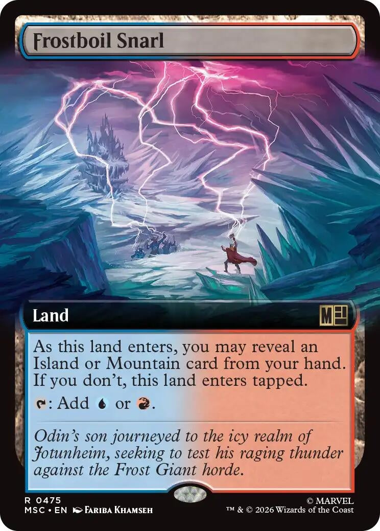 Image for Frostboil Snarl (Extended Art) (475) (Commander: Marvel Super Heroes) (MSC) - Magic: The Gathering