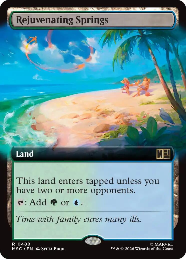 Image for Rejuvenating Springs (Extended Art) (488) (Commander: Marvel Super Heroes) (MSC) - Magic: The Gathering