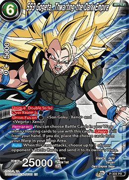 SS3 Gogeta, Thwarting the Dark Empire (Winner Stamp) (P-308_PR) [Tournament Promotion Cards] | Red Riot Games CA