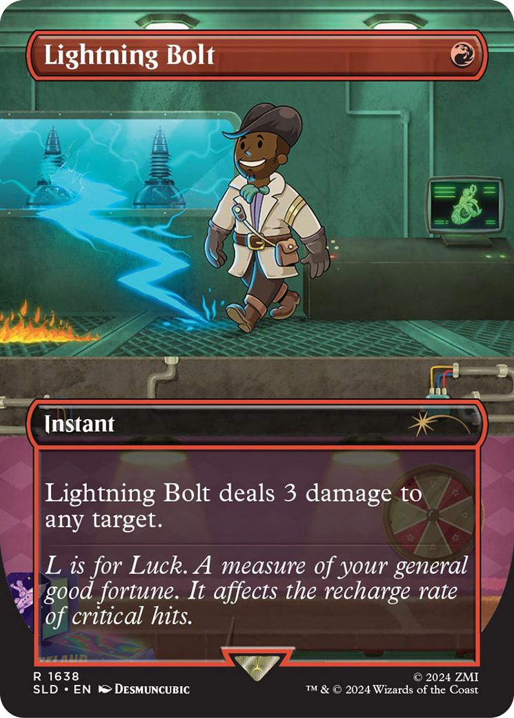 Lightning Bolt (1638) (Rainbow Foil) [Secret Lair Drop Series] | Red Riot Games CA