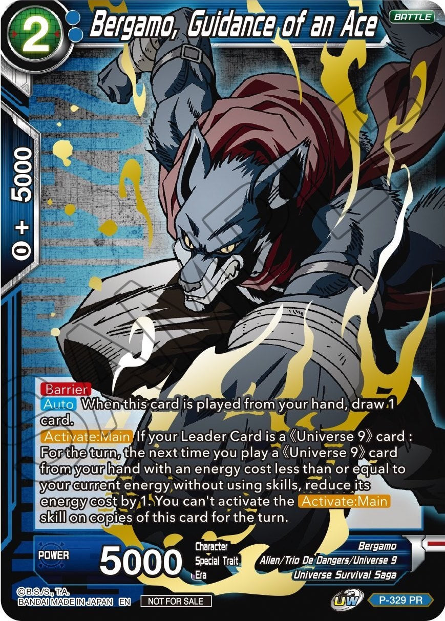 Bergamo, Guidance of an Ace (Gold Stamped) (P-329) [Tournament Promotion Cards] | Red Riot Games CA
